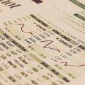 wall street chart newspaper