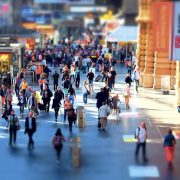 "Crowd in Railway-Station" (CC BY 2.0) by  mripp 