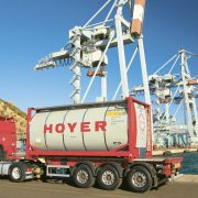 Die Temperatur des Hoyer-Containers wird durch die Telematik-Systemlösung von Savvy überwacht, gesteuert und aufgezeichnet.